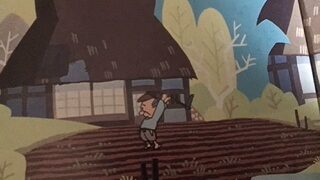 (笑152) 庭先の枯葉にも